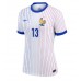 Camiseta Francia Kante #13 Segunda Equipación Replica Eurocopa 2024 para mujer mangas cortas